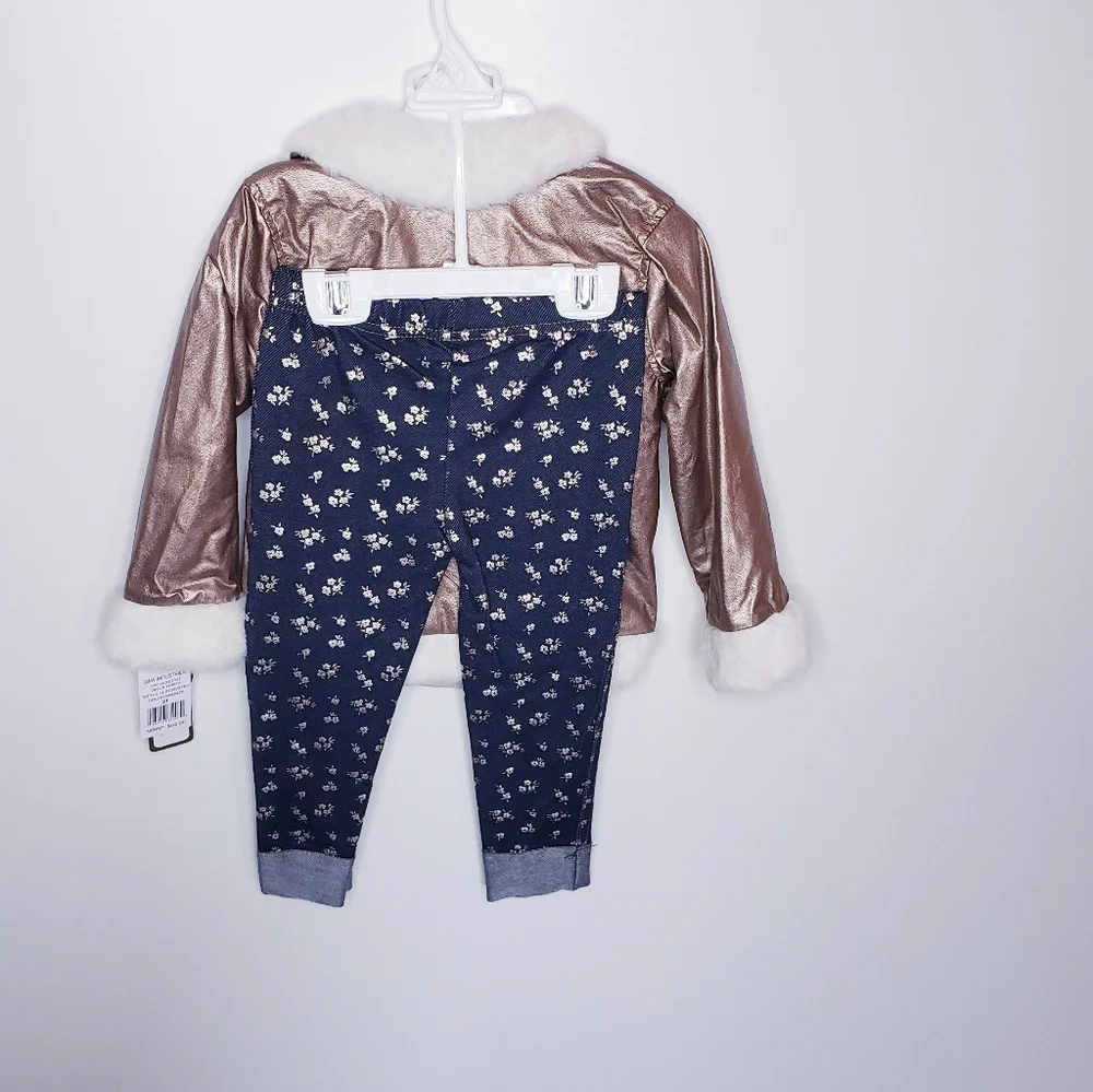 Little lass girls 3 piece jacket set - Picture 2 of 4
